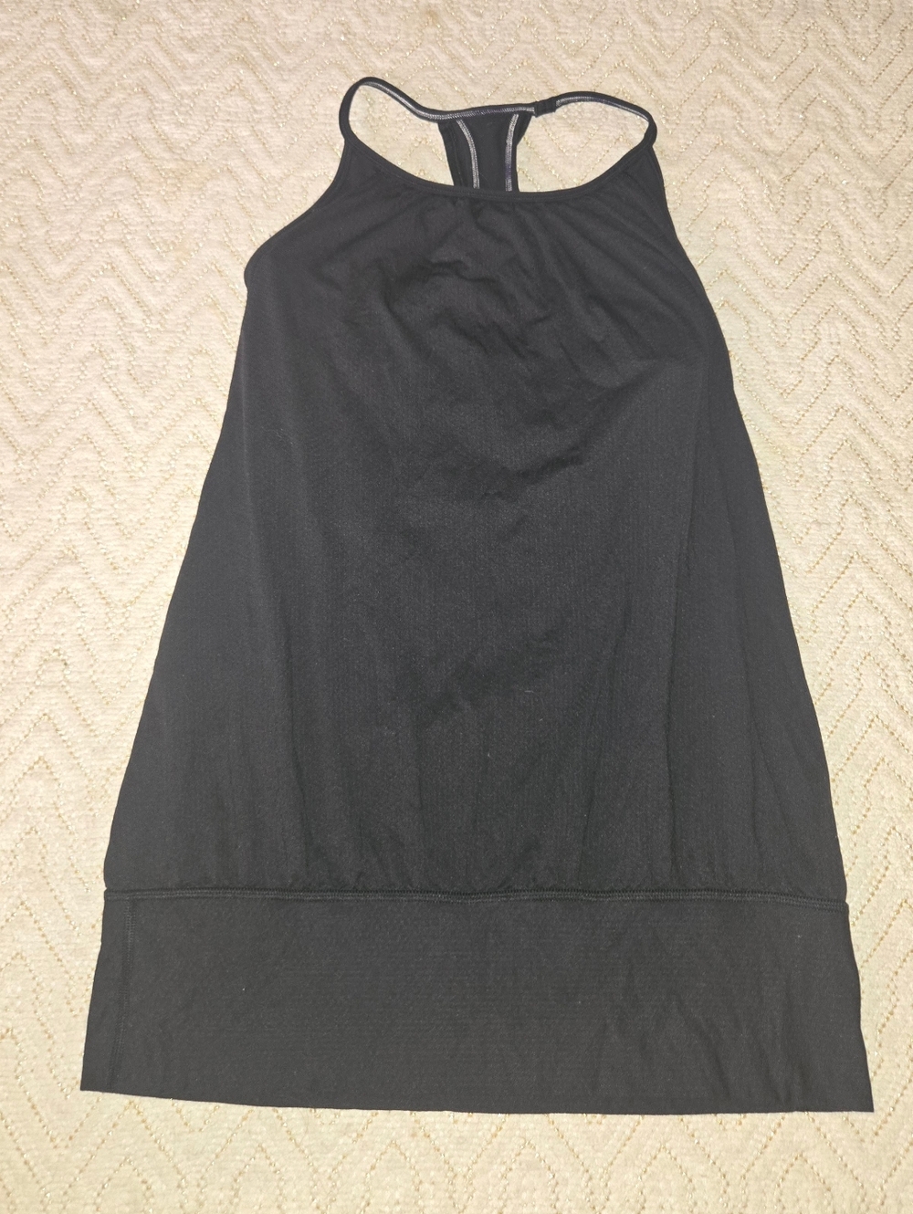 lululemon athletica Black Racerback Tank Top